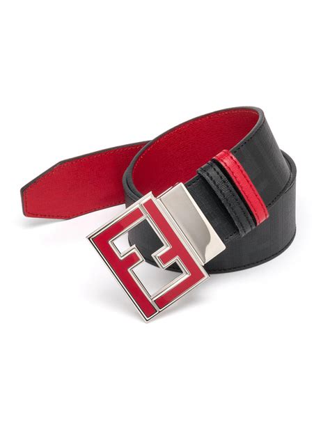 red fendi belt|red fendi belt men.